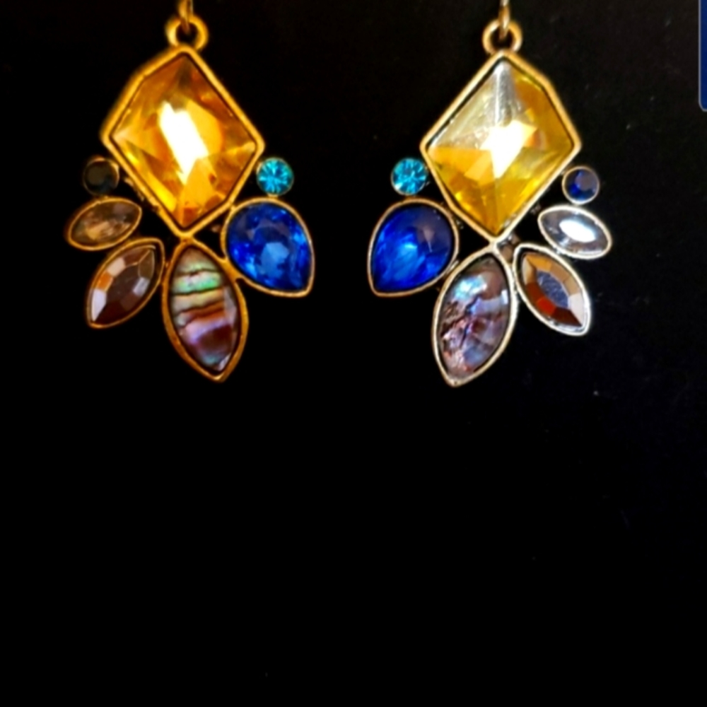 Cluster Drop Earrings